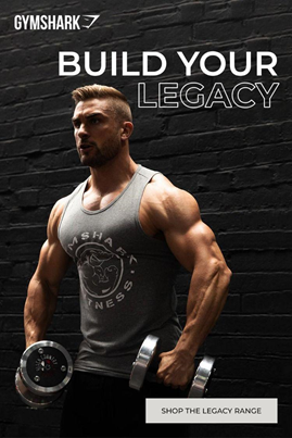 Advert of Gymshark’s Legacy Collection