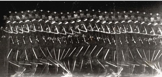 Cronofotografía de Etienne-Jules Marey (1886).