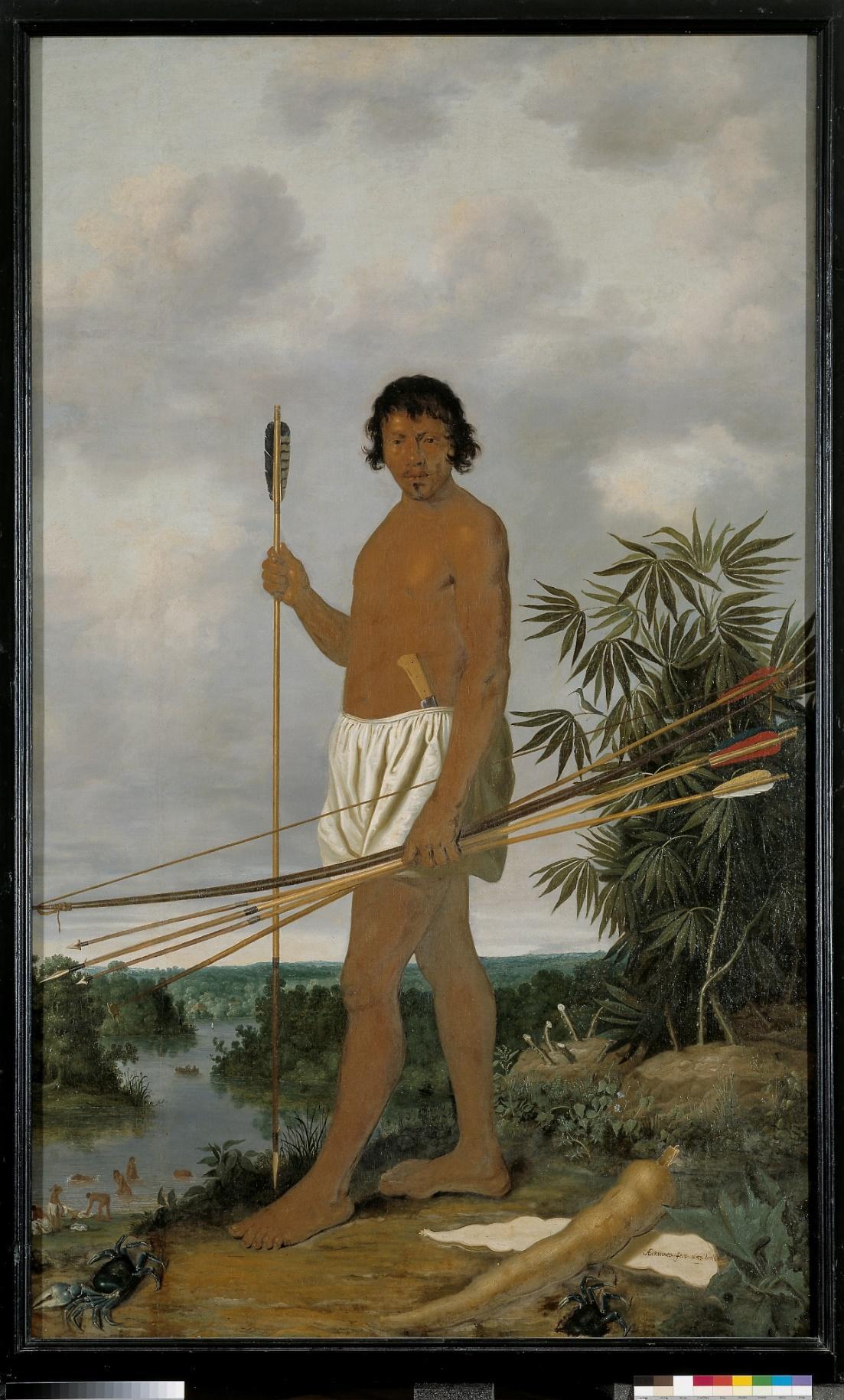 Homem Tupi, 1643, óleo sobre tela