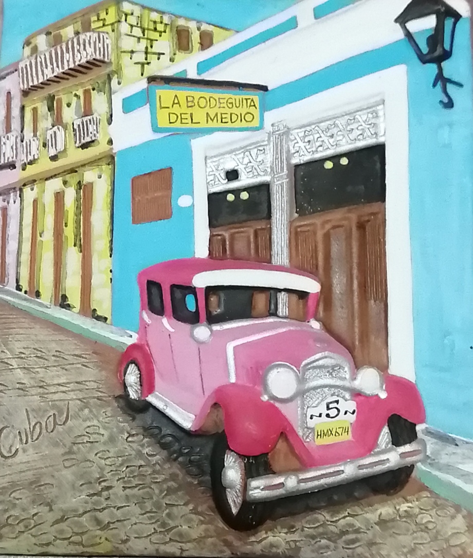 pintura la Bodeguita del Medio