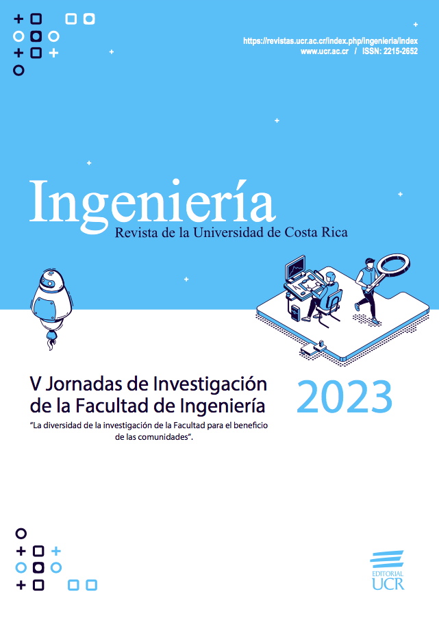 Memoria de conferencias de las V Jornadas de Investigación de la Facultad de Ingeniería del año 2023.  Universidad de Costa Rica, Facultad de Ingeniería, Instituto de Investigaciones en Ingeniería