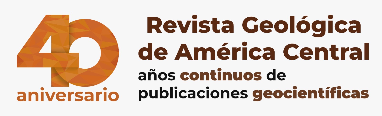 Logo del 40 aniversario de la revista