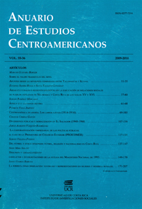 Anuario de Estudios Centroamericanos (Vol. 35-36, 2009-2010)