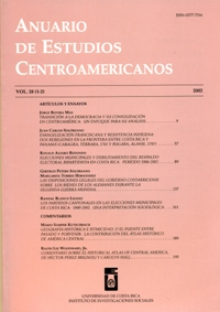 Anuario de Estudios Centroamericanos, Vol. 28 (2002)