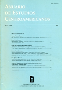 Anuario de Estudios Centroamericanos, Vol. 27, No. 2 (2001)