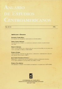 Anuario de Estudios Centroamericanos, Vol. 22, No. 1 (1996)