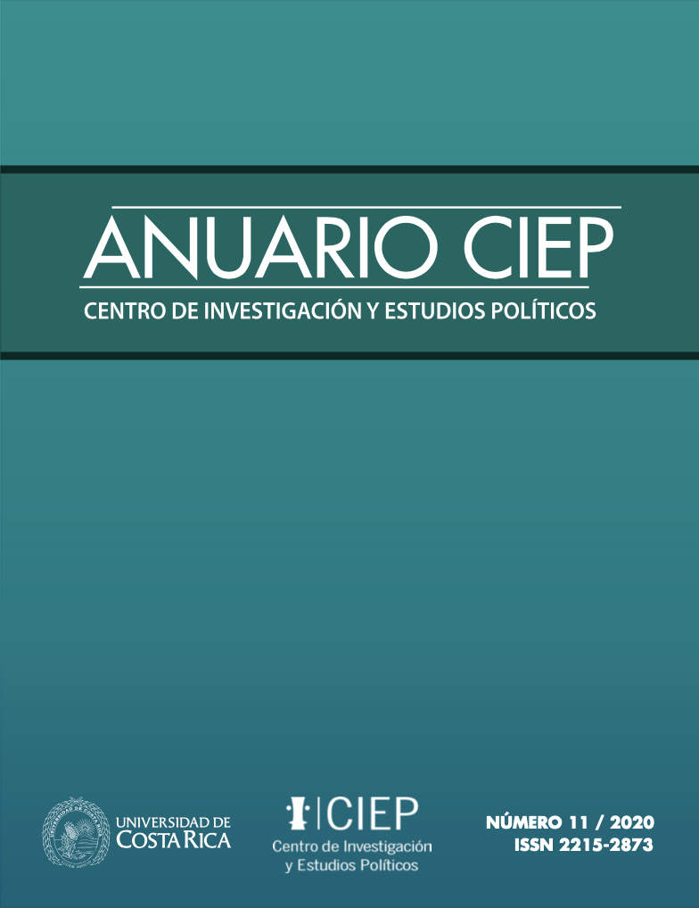 Portada del Anuario del Centro de Investigación y Estudios Políticos, Número 11.