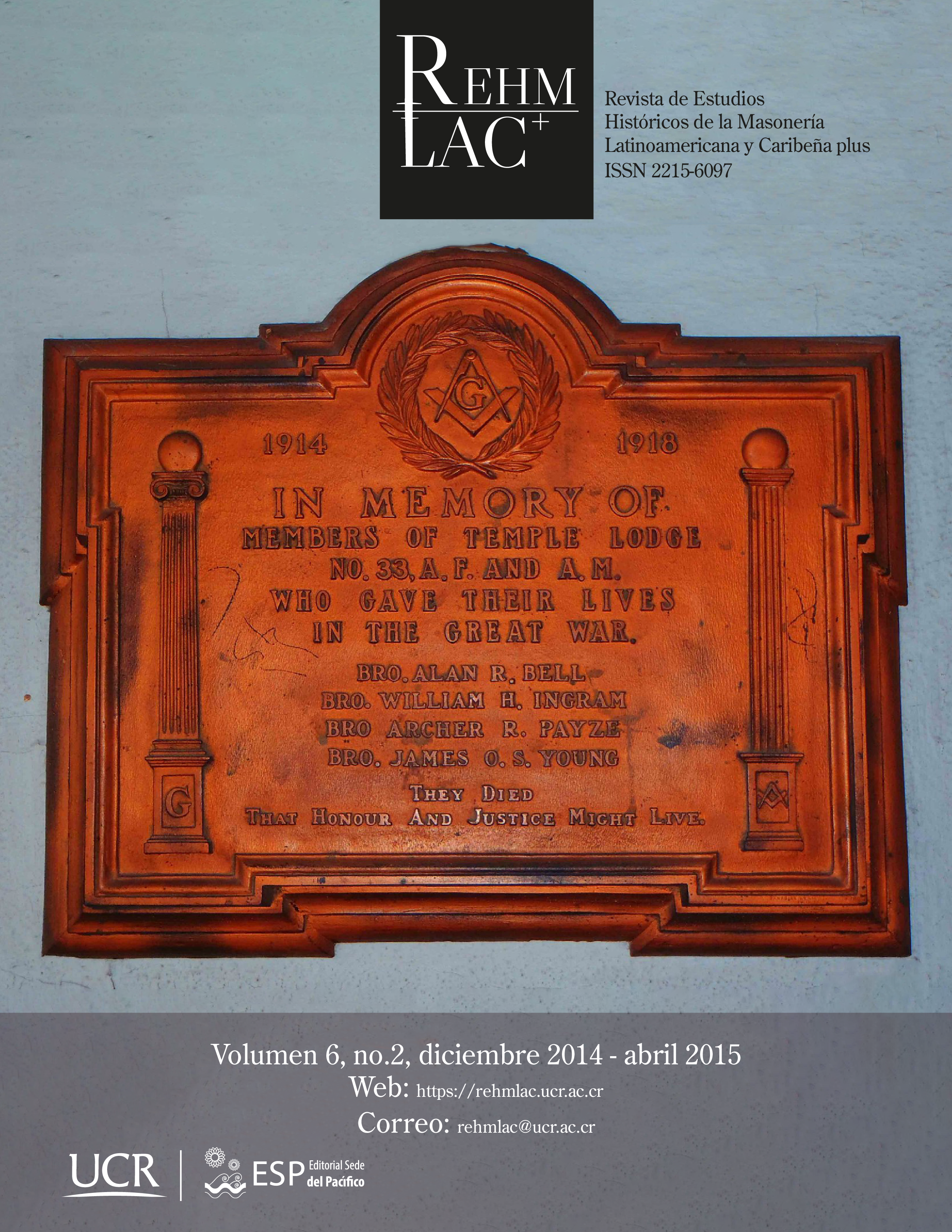 Vol. 6, n. 2, Diciembre 2014 - Abril 2015